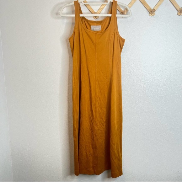 Everlane Luxe Cotton Seamed Tank Dress - Picture 5 of 9